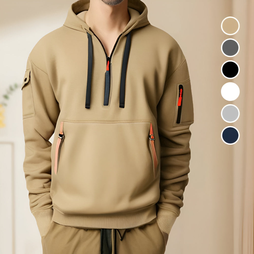 Heren Winter Hoodie Lange Mouw – Fleece Oversized Trui