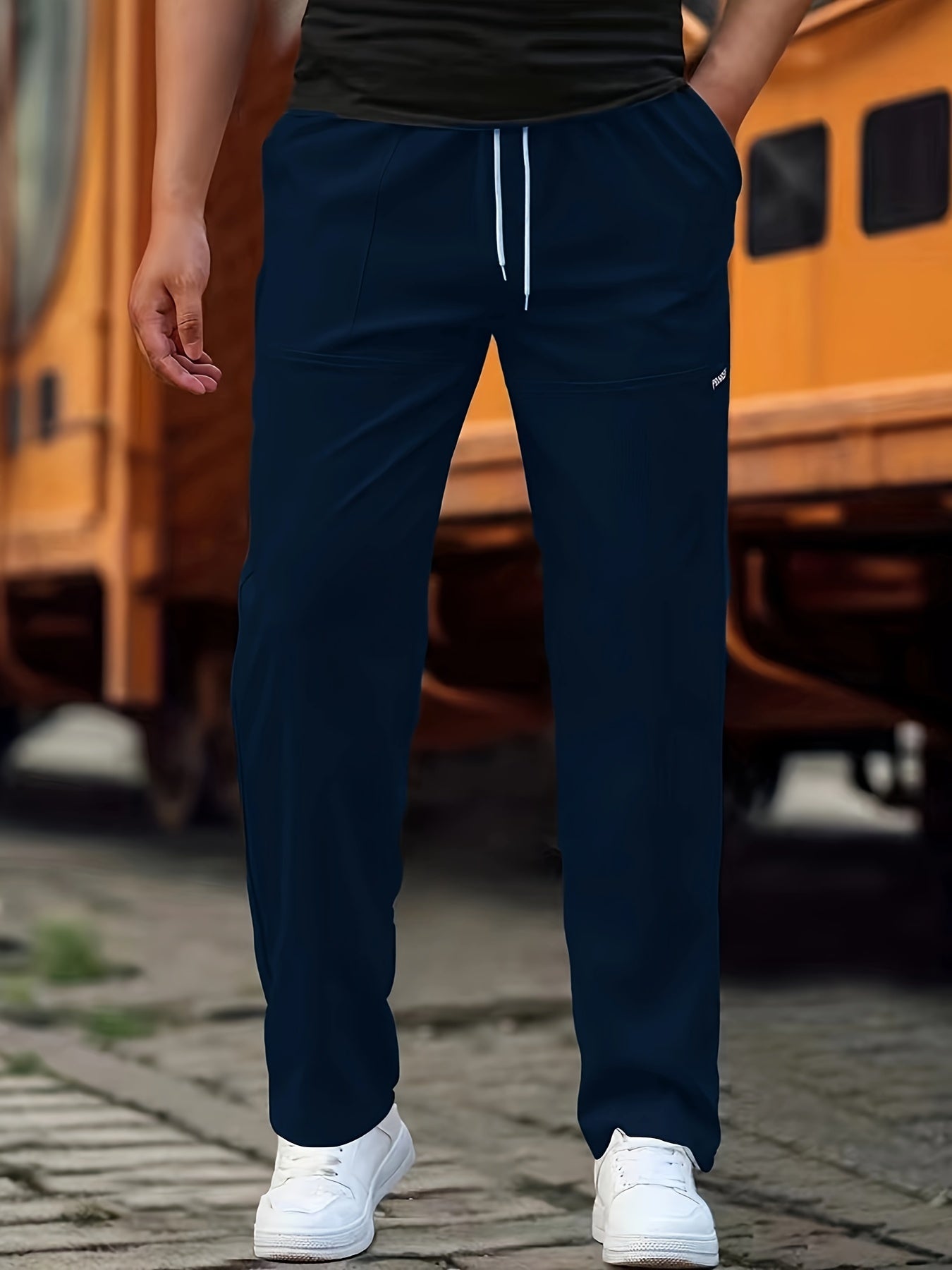 Heren Comfortabele Casual Joggingbroek | Elastische Taille, Trekkoord