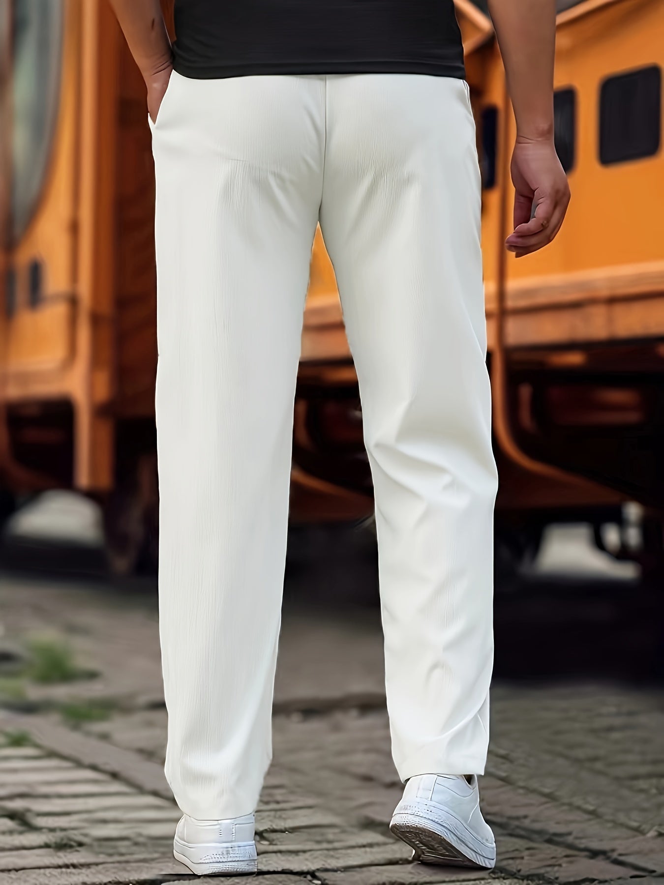 Heren Comfortabele Casual Joggingbroek | Elastische Taille, Trekkoord
