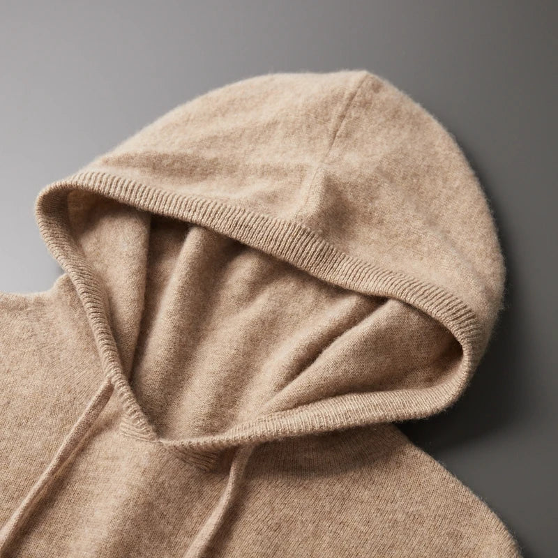 Heren Gebreide Trui met Capuchon | Zacht, Oversized