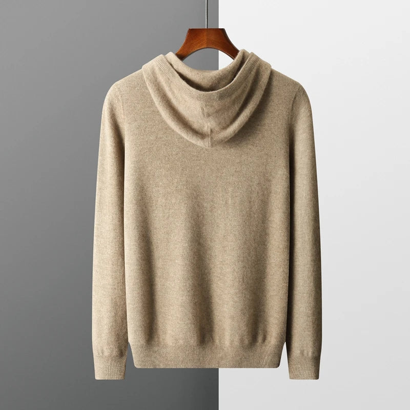 Heren Gebreide Trui met Capuchon | Zacht, Oversized