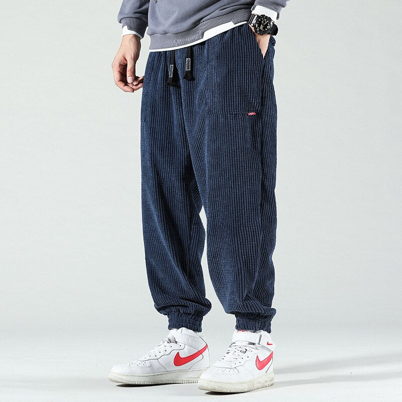 Heren comfortabele casual joggingbroek | Tapered fit elastische taille