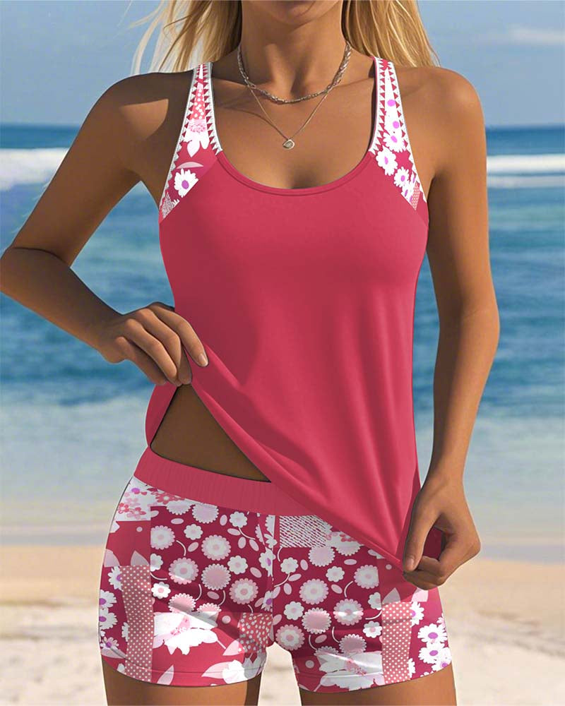 Dames Zomer Badmode Set | Sportief Tweedelig Bovenstuk