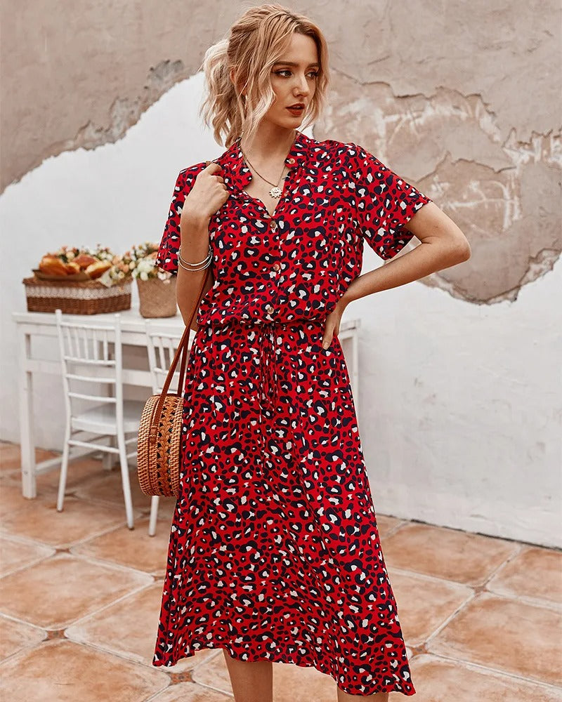 Sophie | Abito Estivo Elegante a Pois per Donne | Midi
