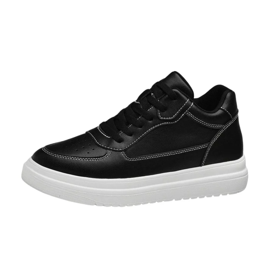 Sneakers Unisex Basse con Plateau | Confortevoli e Rialzate