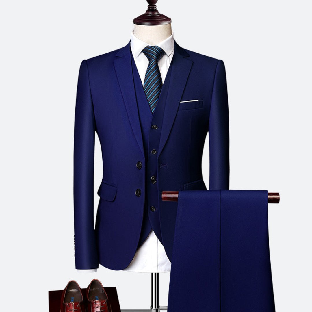 Heren Elegant Driedelig Pak | Gilet, Slim Fit