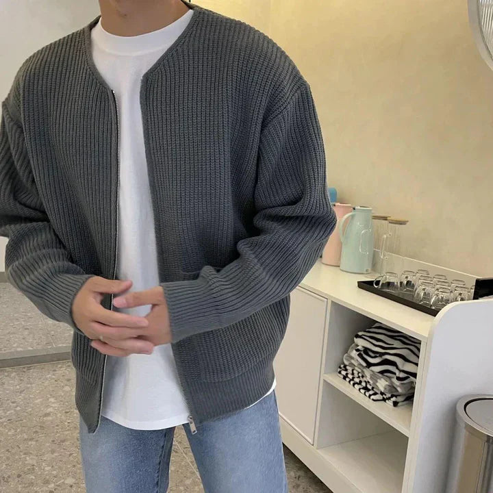 Heren Strickjacken | Zachte Rits in Casual Stijl