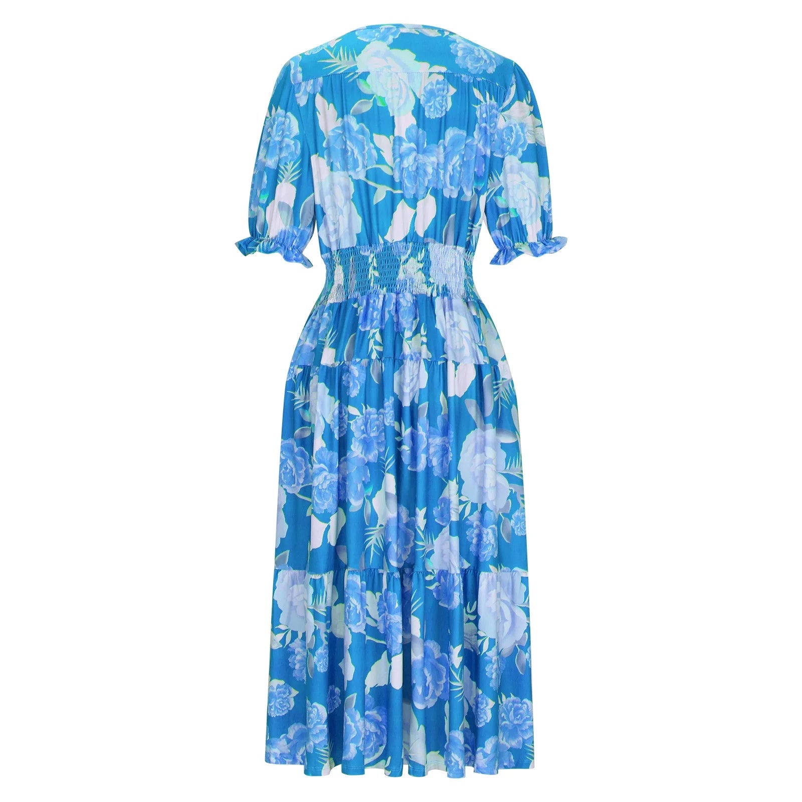 Isabella | Abito Estivo Elegante con Fiori per Donne | Maxi