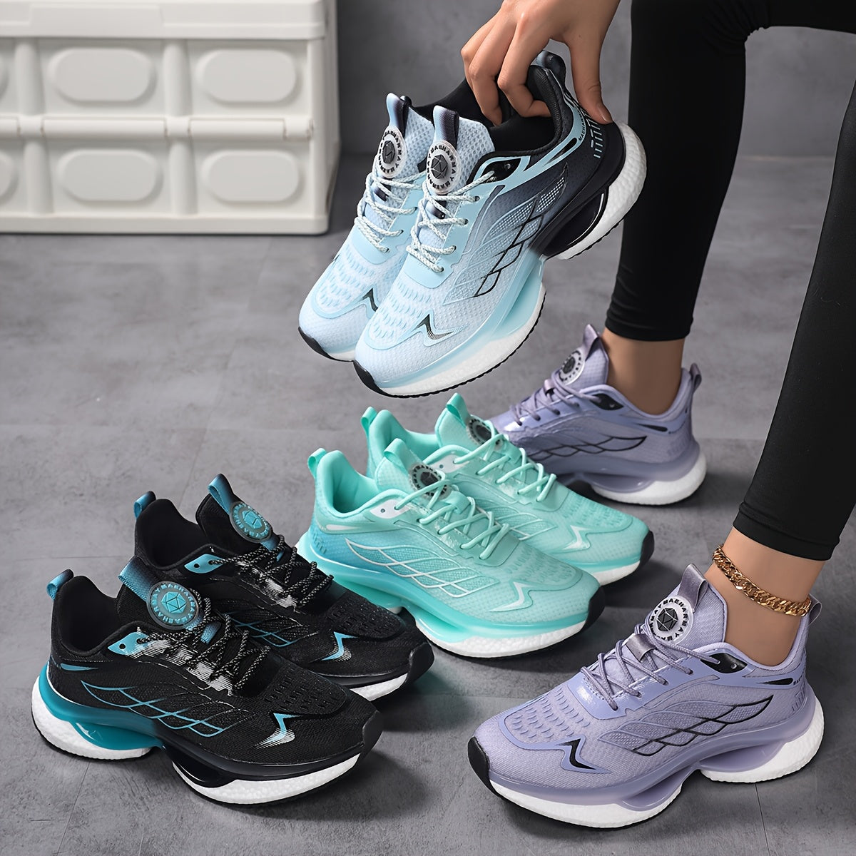 Dames Lichtgewicht Ademend Hardloopschoenen | Sportief Schokabsorberend