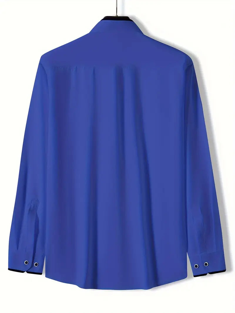Heren Pullover Hemd | Manschettenknopen