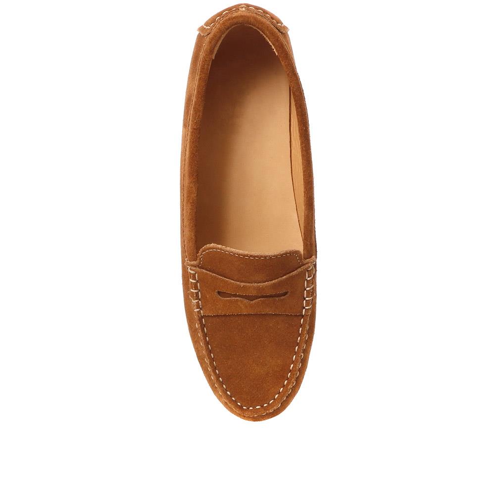 Dames Zomerse Suède Loafers | Comfortabel, Instapmodel