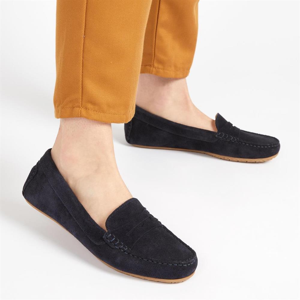 Dames Zomerse Suède Loafers | Comfortabel, Instapmodel