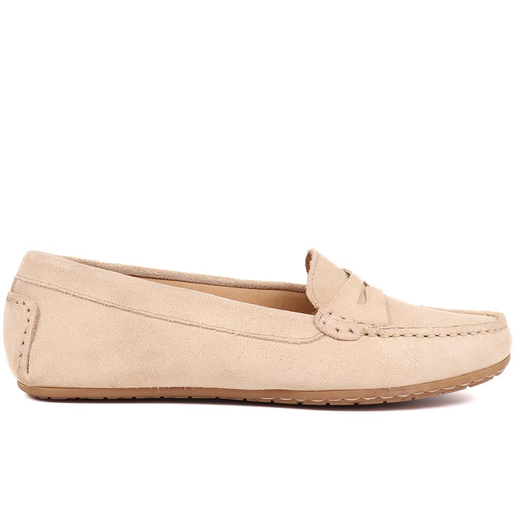 Dames Zomerse Suède Loafers | Comfortabel, Instapmodel