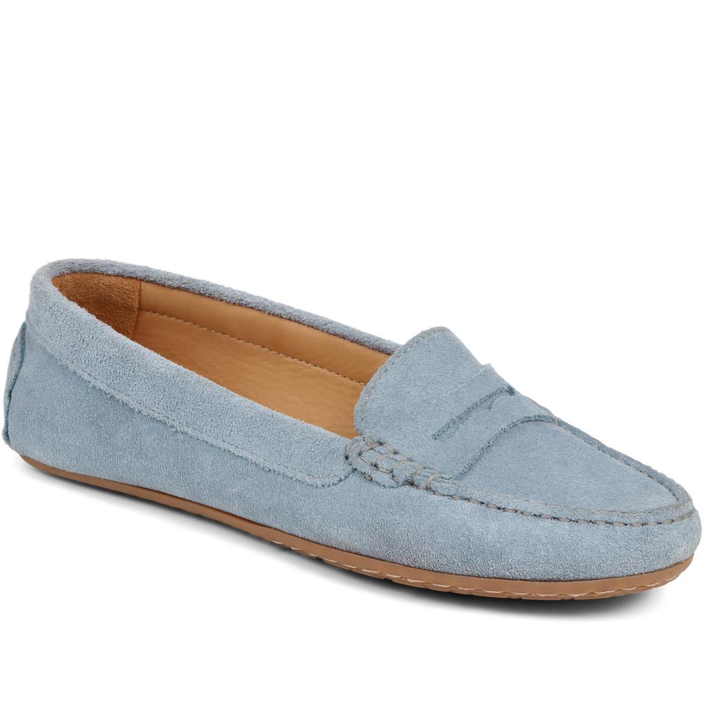 Dames Zomerse Suède Loafers | Comfortabel, Instapmodel