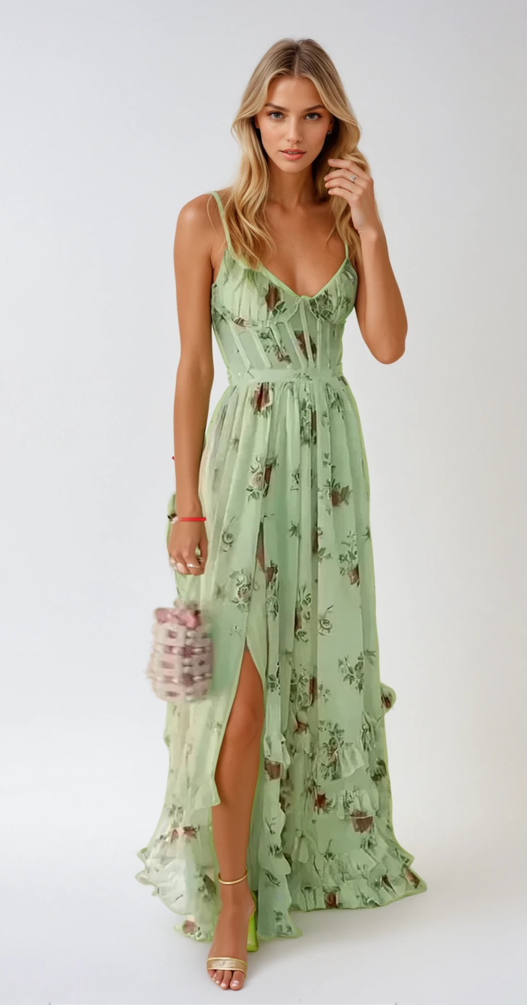 Anna | Dames elegante strandjurk | Maxi
