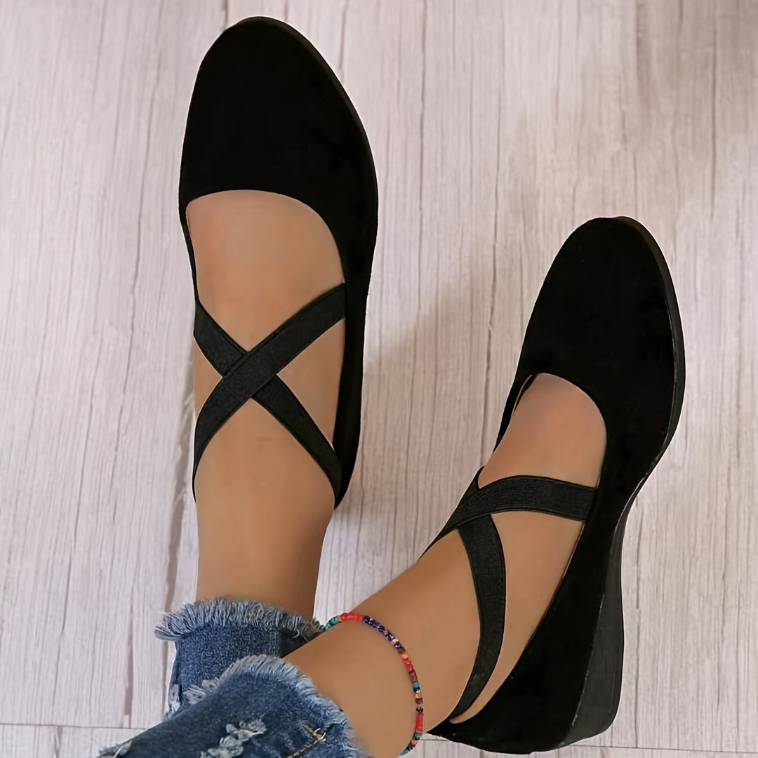 Dames Elegante Ballerina's | Kruisbanden