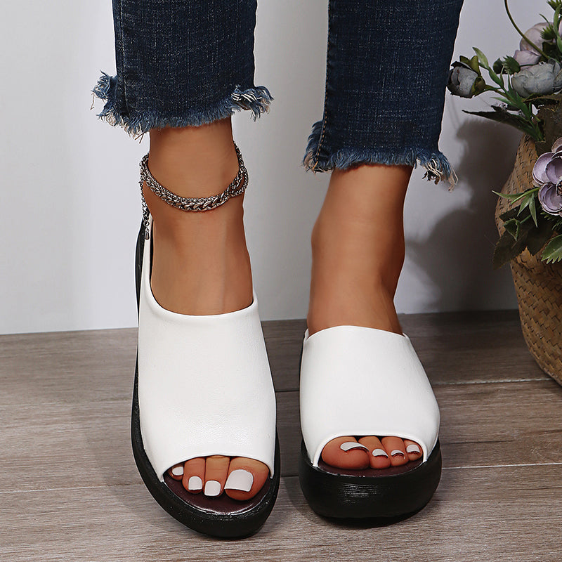 Dames Trendy Sandalen | Plateauzool