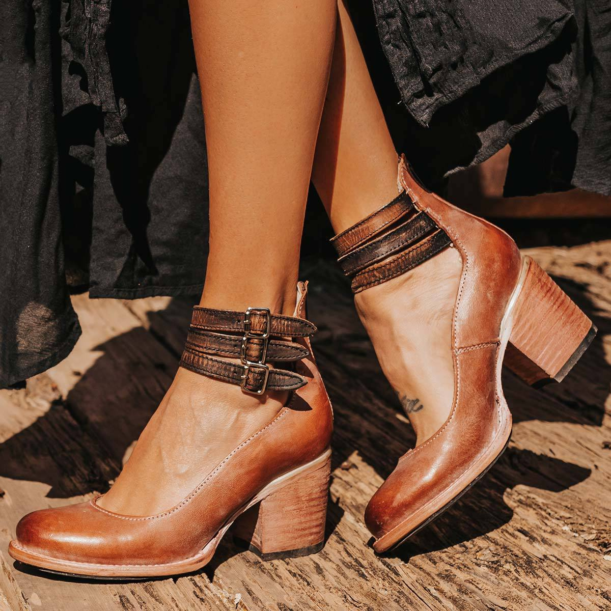 Dames Zomer Hakschoenen | Hoog, Riemsluiting