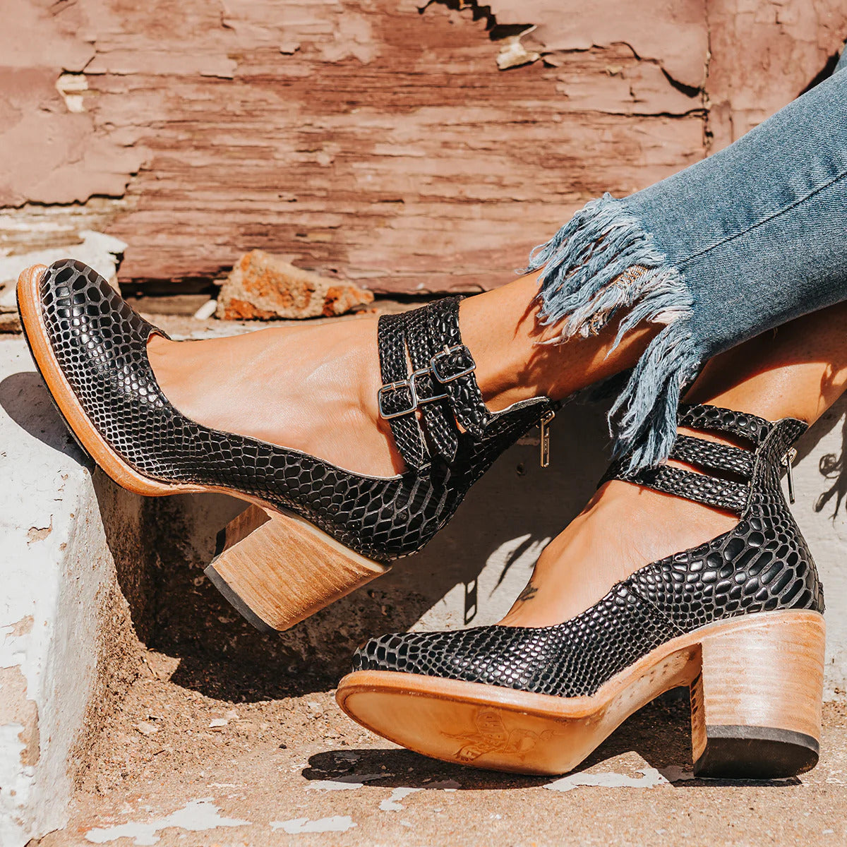 Dames Zomer Hakschoenen | Hoog, Riemsluiting