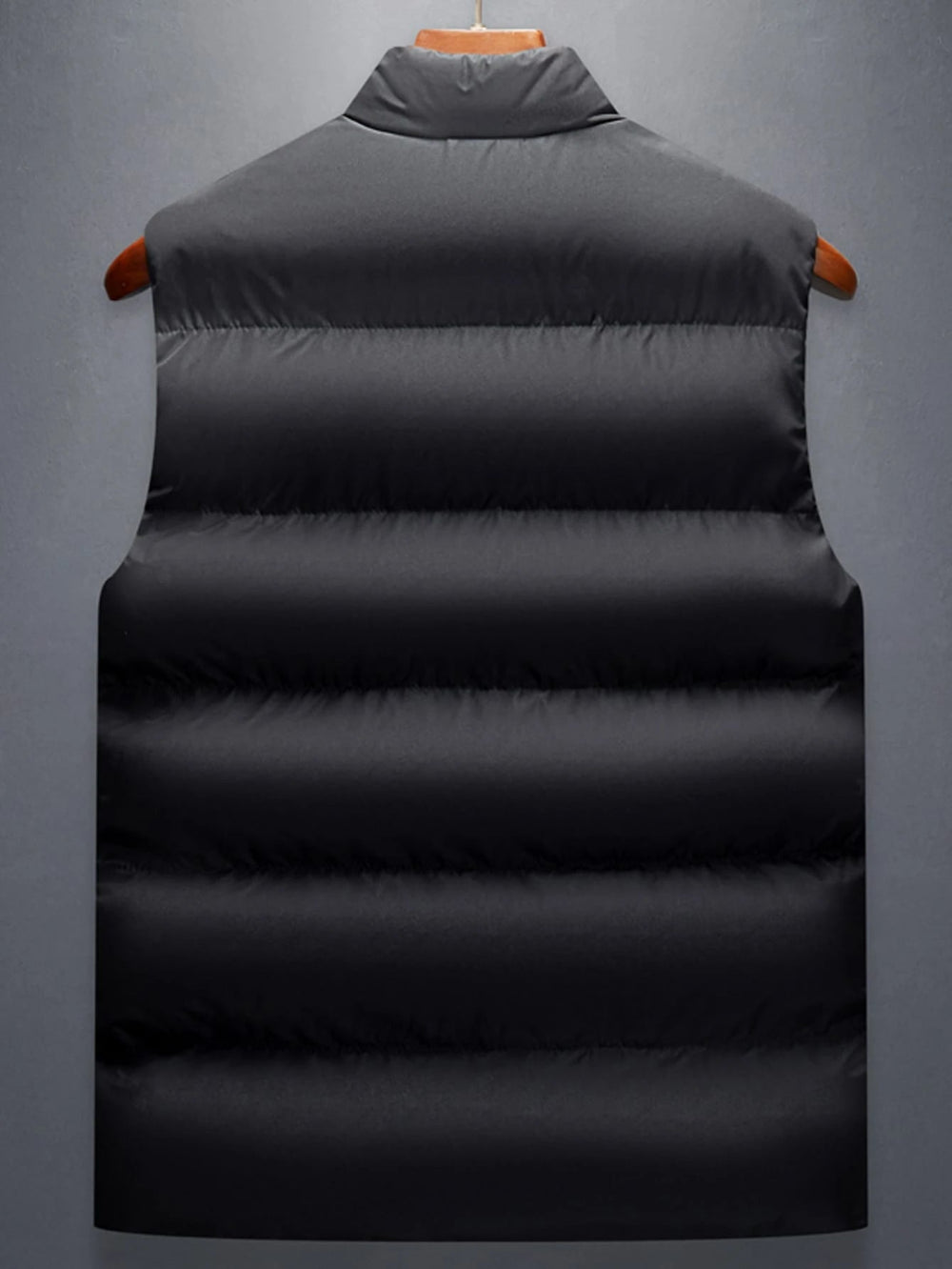 Gilet Invernale Imbottito Uomo | Nero, Chiusura Lampo