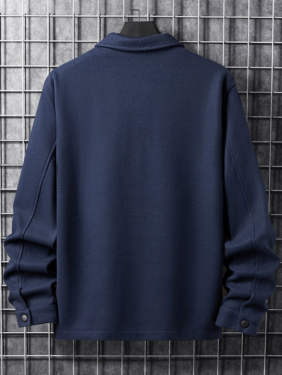 Heren Pullover Hemd | Langarm