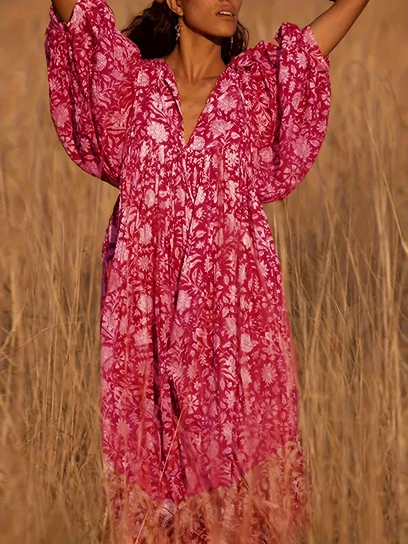 Dames Zomer Jurk | Maxi, Bloemenprint