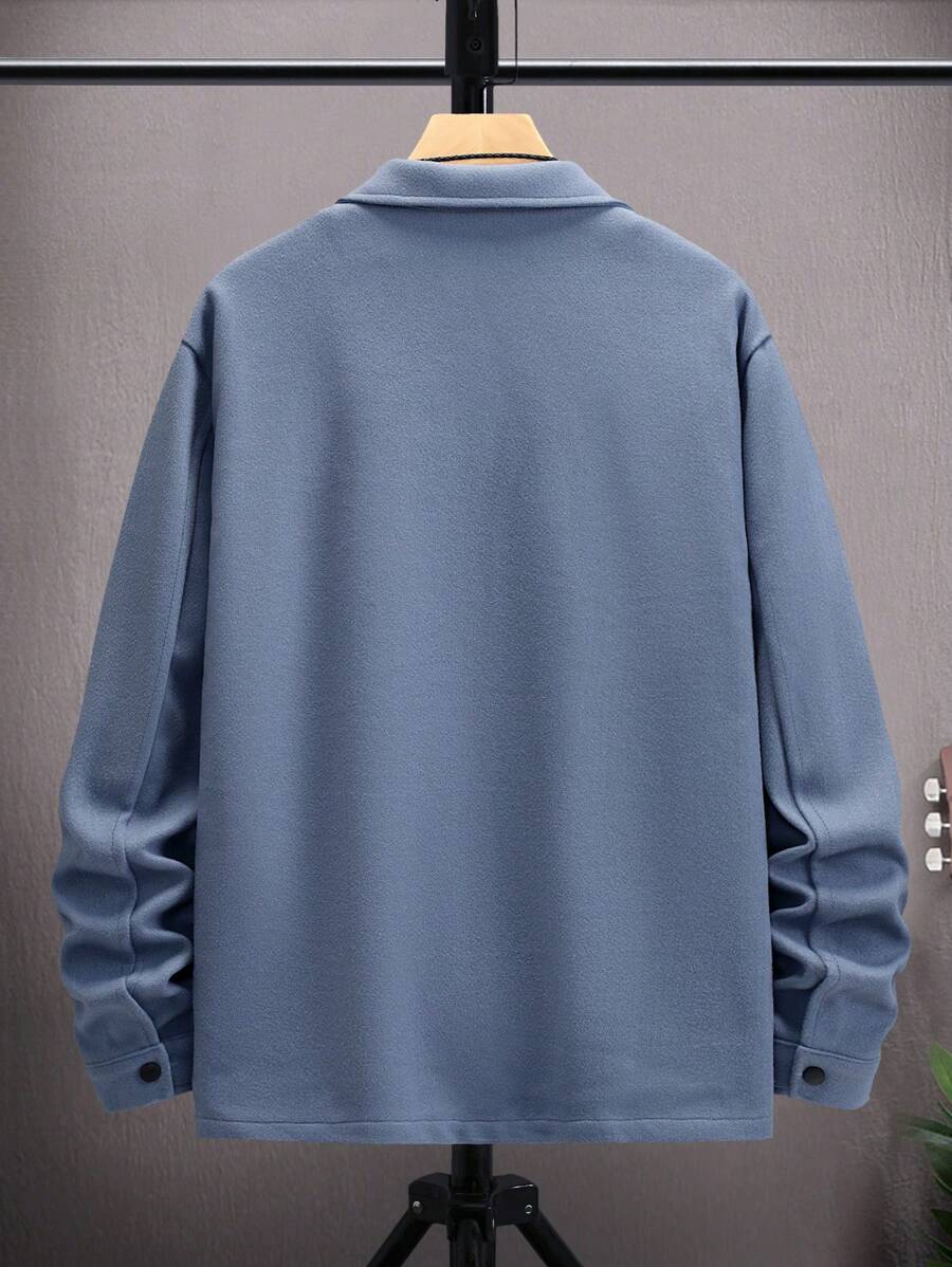 Heren Pullover Hemd | Langarm