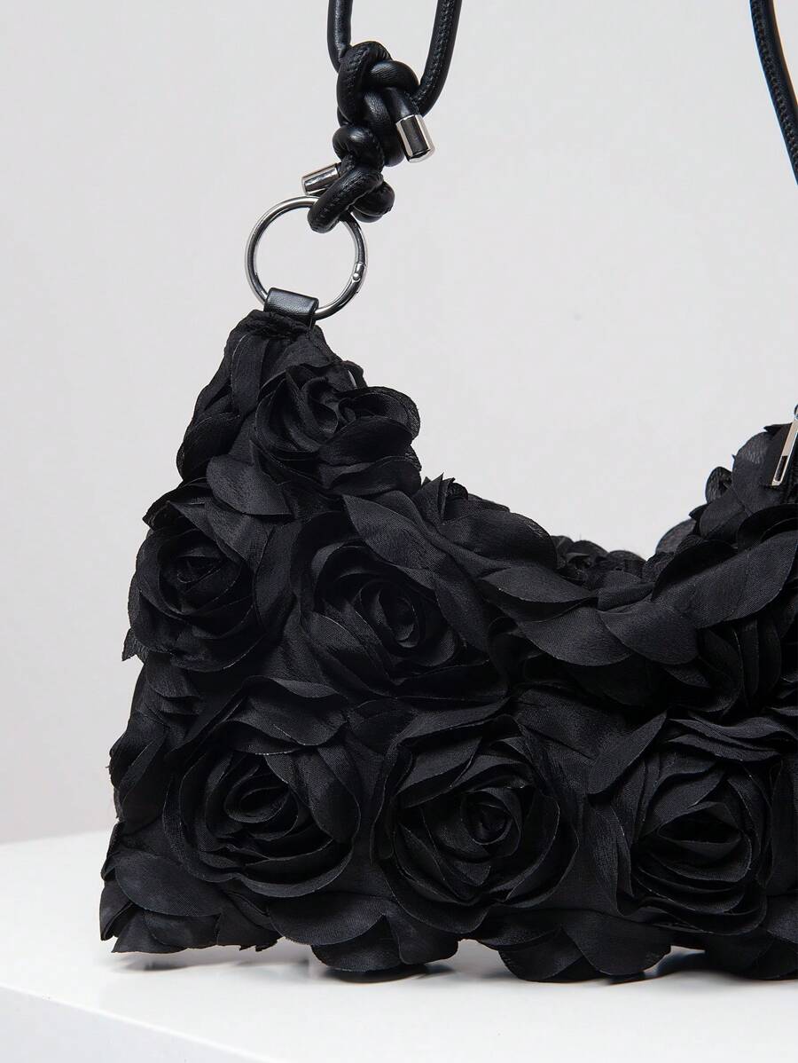 Dames Bohemian Zomer Rieten Tas | Klein, Met Gehaakt Design