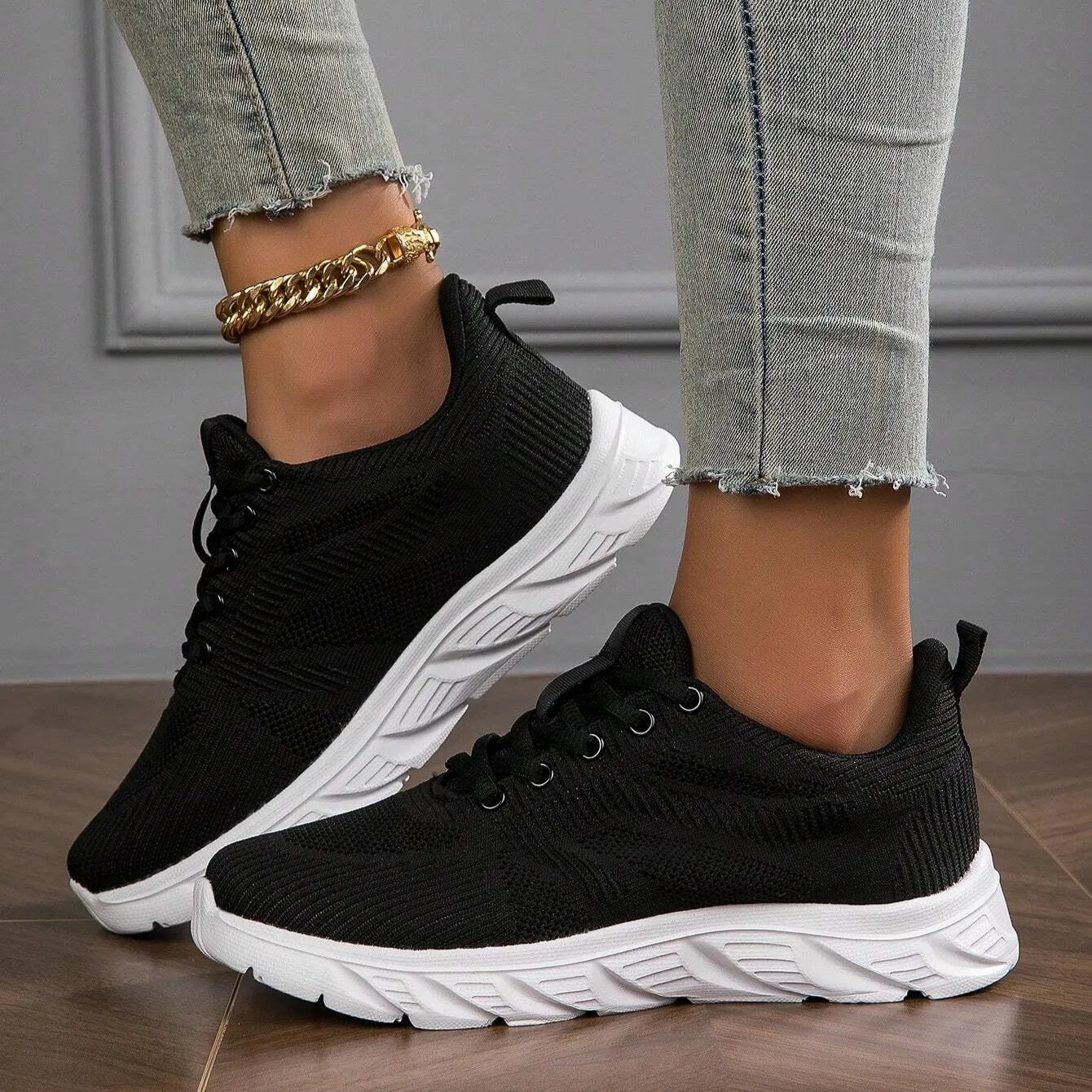 Dames Comfortabele Ademend Hardloopschoenen | Lichtgewicht Slipvast