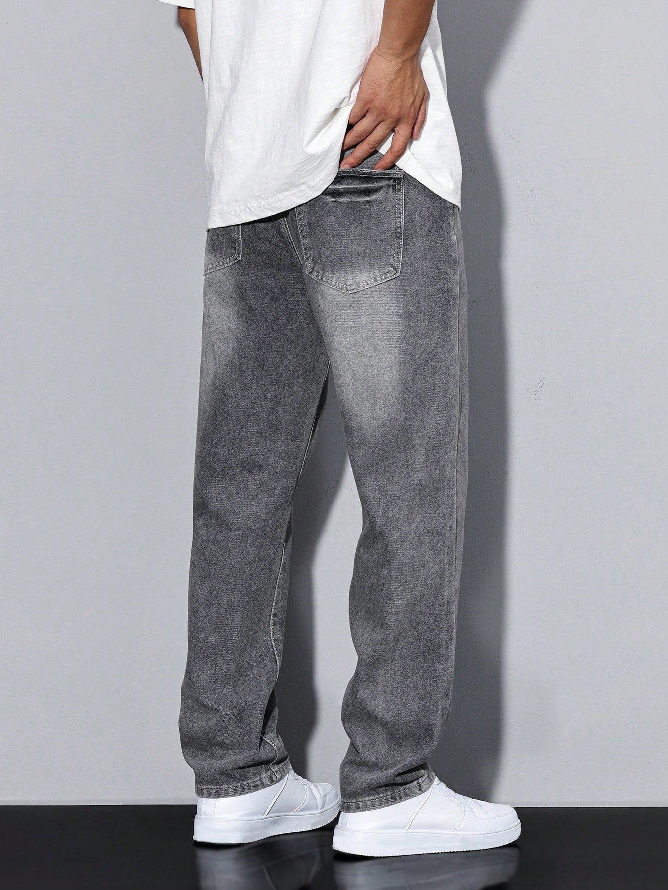 Heren Jeans Broek | Gedempte Wassing
