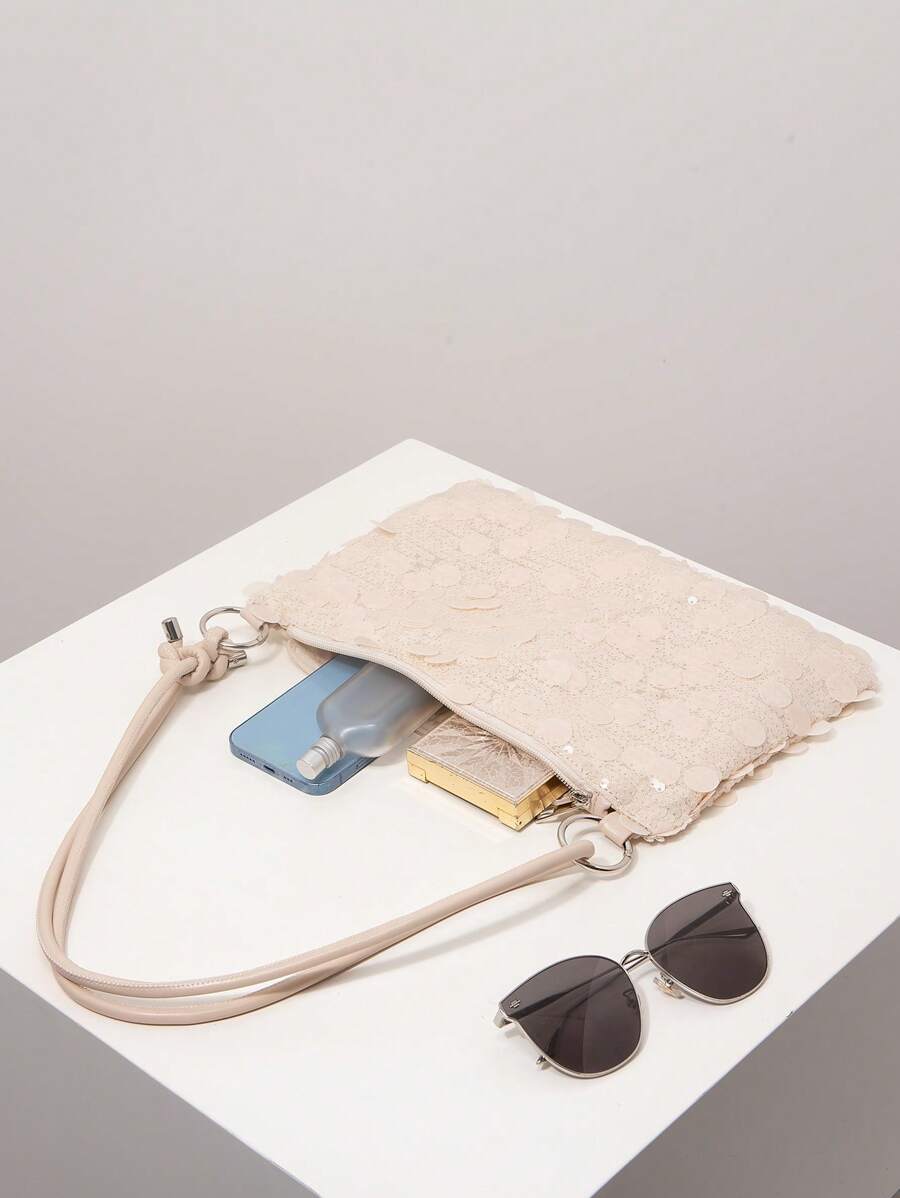 Dames Bohemian Zomer Rieten Tas | Klein, Met Gehaakt Design