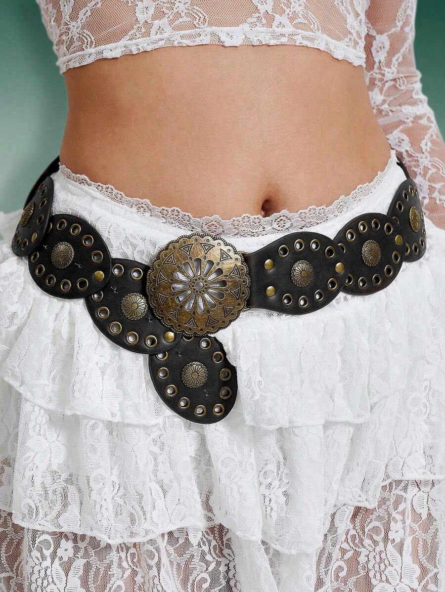 Dames Bohemian Zomer Riem | Breed, Met Gouden Details