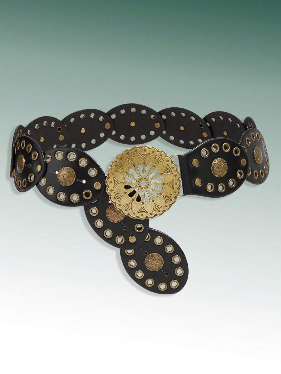 Dames Bohemian Zomer Riem | Breed, Met Gouden Details