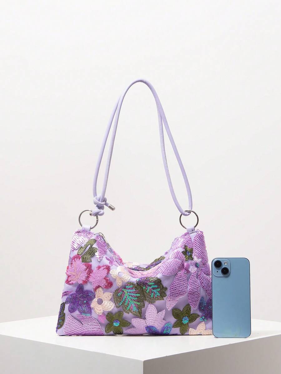 Dames Bohemian Zomer Rieten Tas | Klein, Met Gehaakt Design