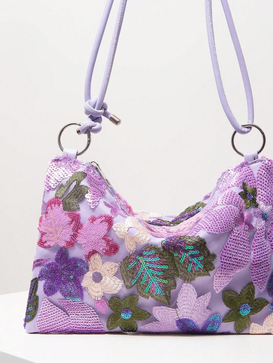 Dames Bohemian Zomer Rieten Tas | Klein, Met Gehaakt Design