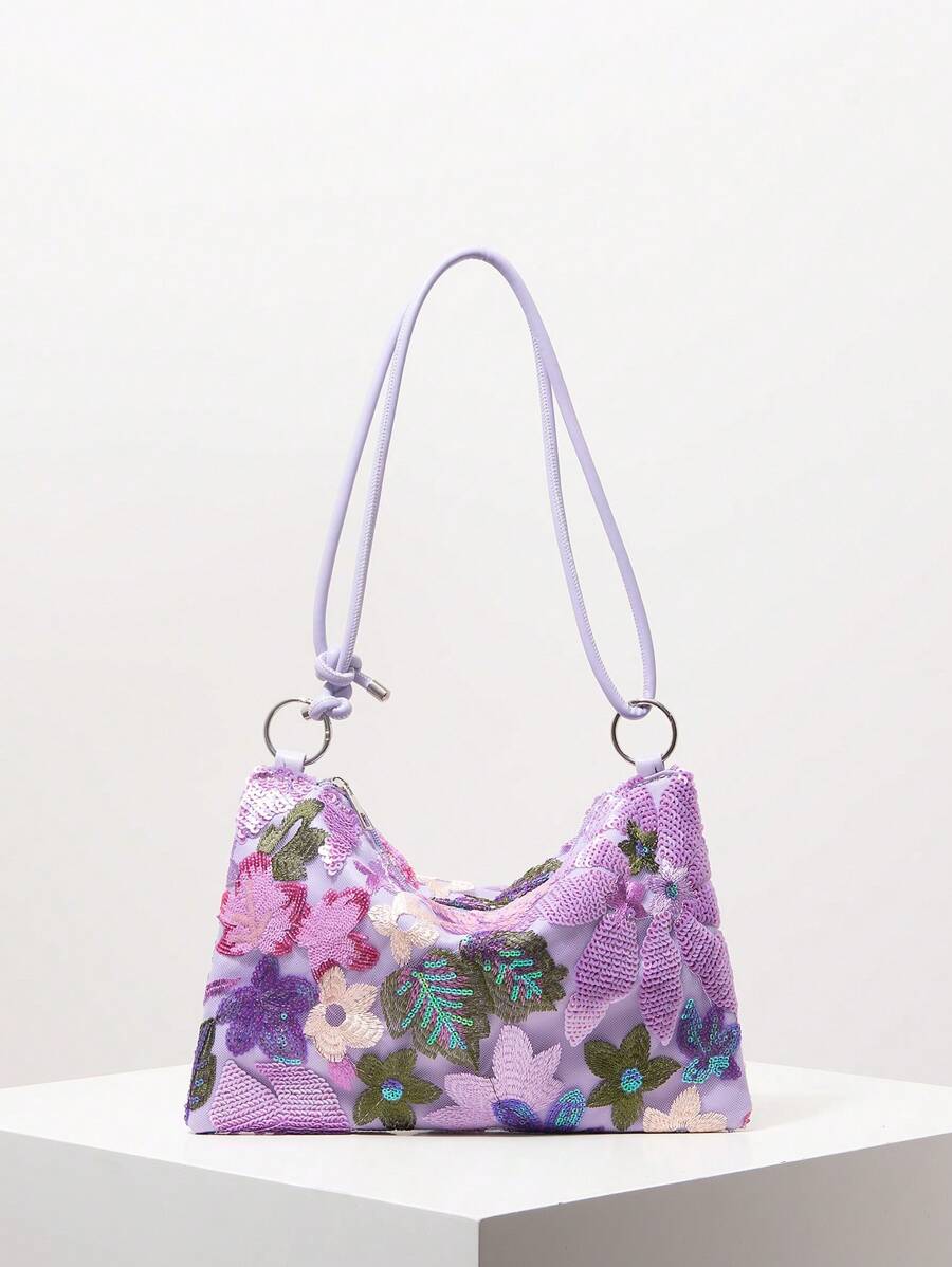 Dames Bohemian Zomer Rieten Tas | Klein, Met Gehaakt Design