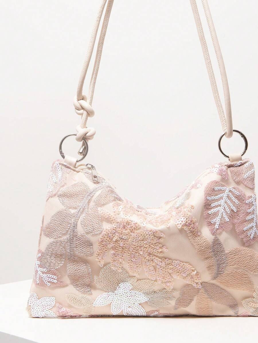 Dames Bohemian Zomer Rieten Tas | Klein, Met Gehaakt Design