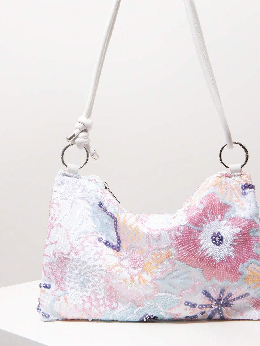 Dames Bohemian Zomer Rieten Tas | Klein, Met Gehaakt Design