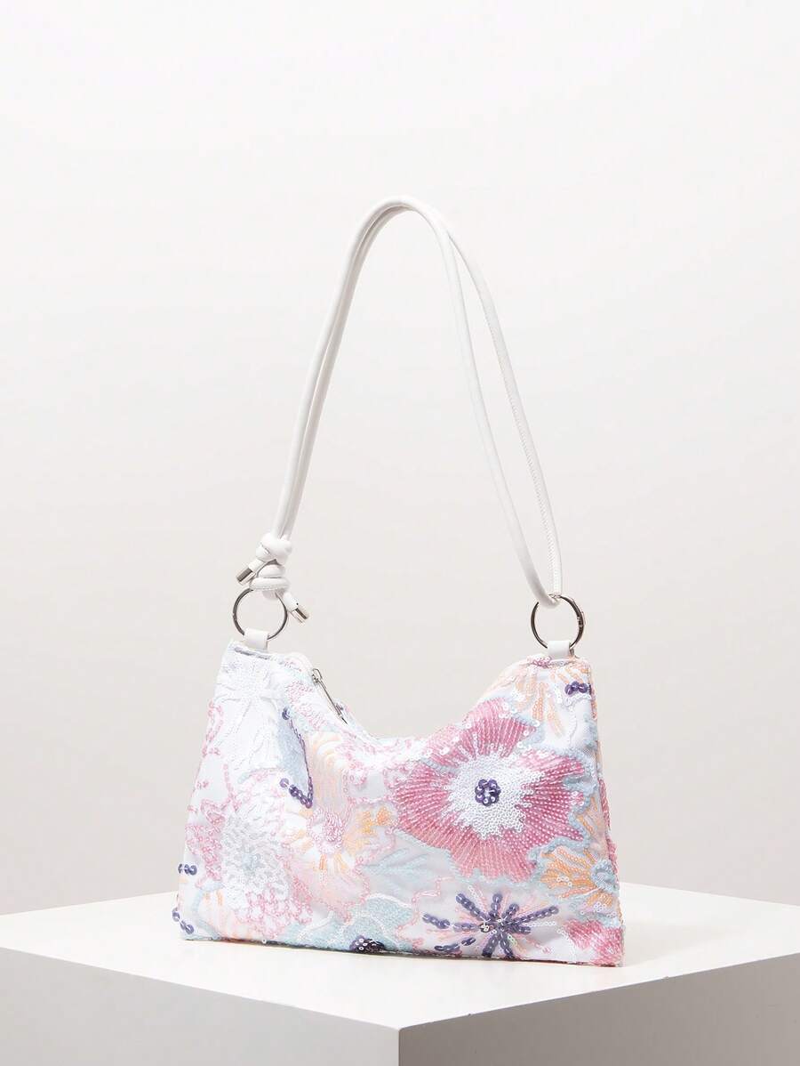 Dames Bohemian Zomer Rieten Tas | Klein, Met Gehaakt Design