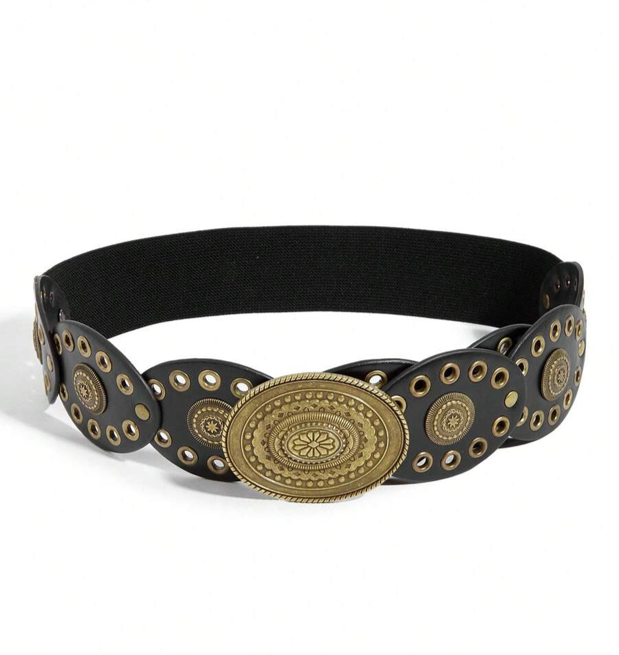 Dames Bohemian Zomer Riem | Breed, Met Gouden Details