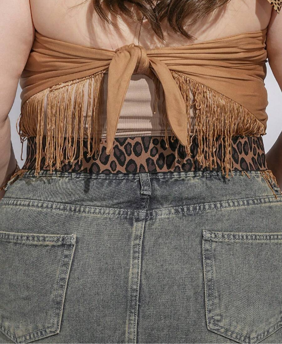 Dames Bohemian Zomer Riem | Breed, Met Gouden Details