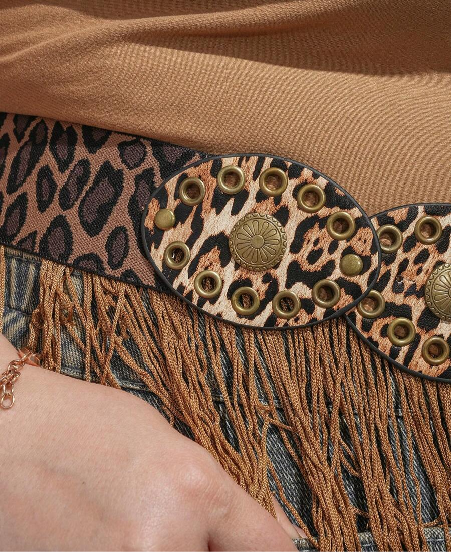 Dames Bohemian Zomer Riem | Breed, Met Gouden Details