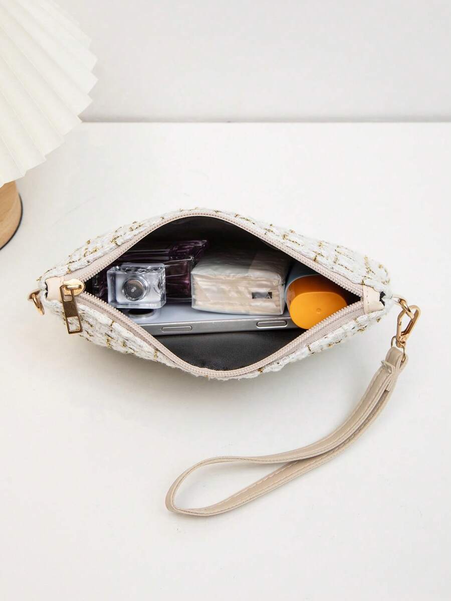 Dames Kleine Zomer Rieten Tas | Modern, Met Leren Schouderriem