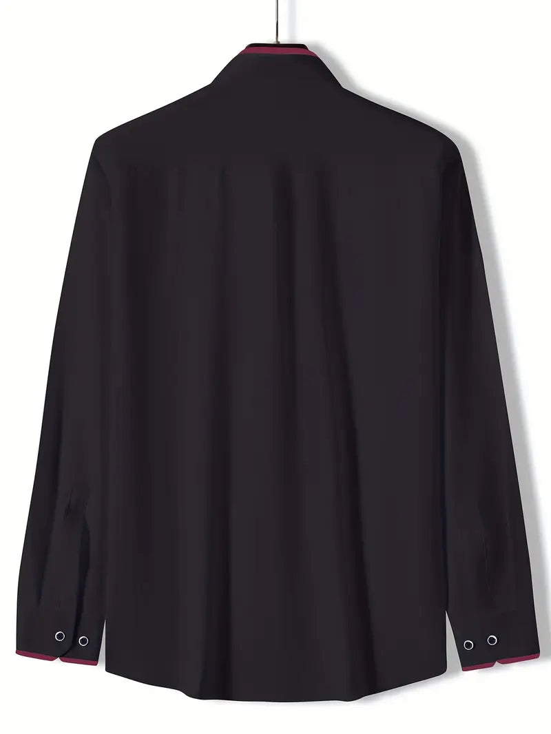 Heren Pullover Hemd | Manschettenknopen