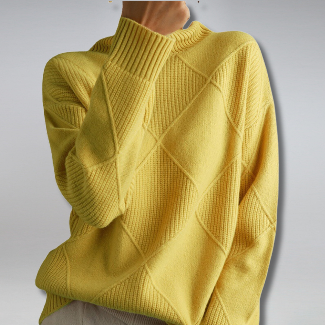 Dames Oversized Pullover | Lang, Structuur