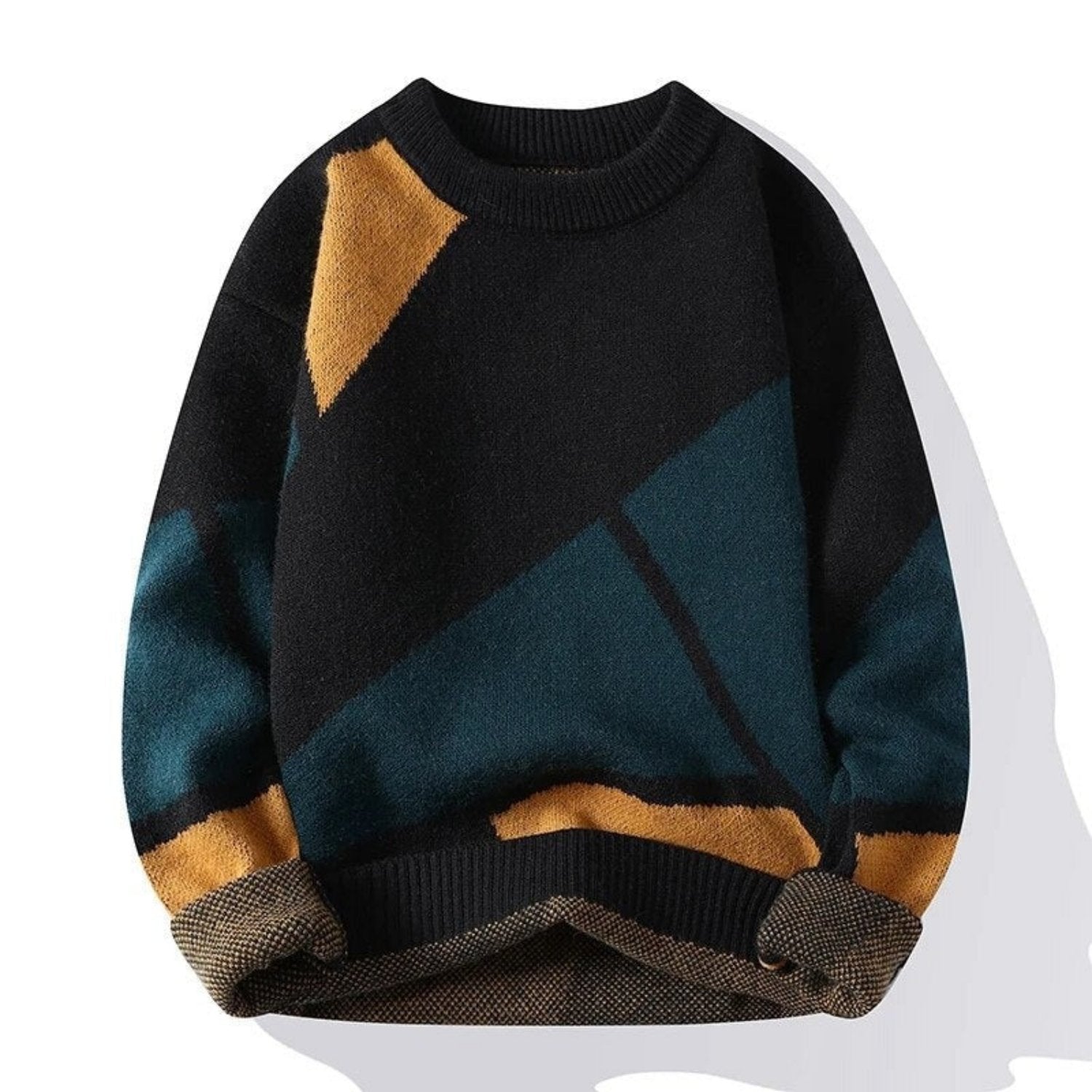 Heren Gebreide Pullover | Warme Oversize Stijl
