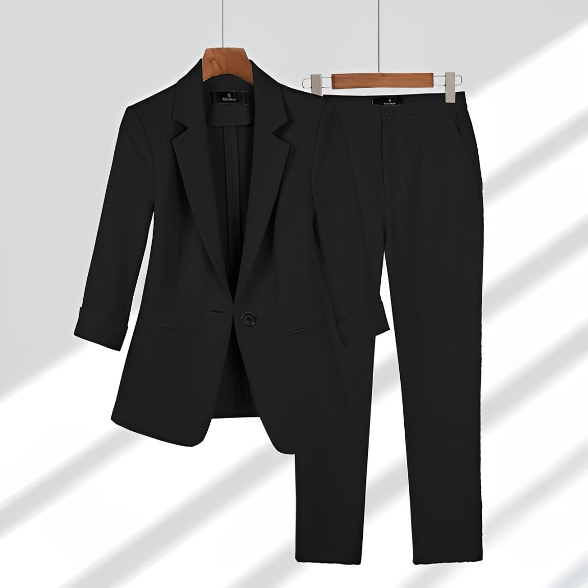 Dames Elegant Zomers Anzug Set | Slim Fit, Met Hosen
