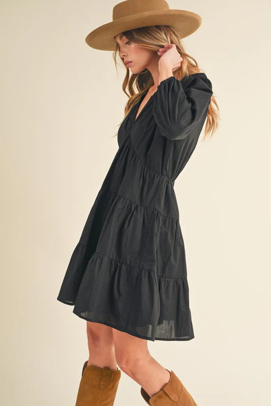 Dames Luchtige geplooide zomerjurk | Mini
