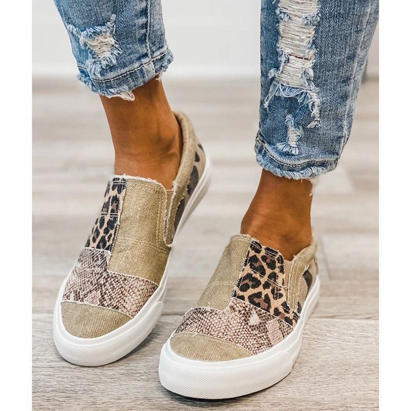 Dames Comfortabele Sneakers | Trendy Patchwork