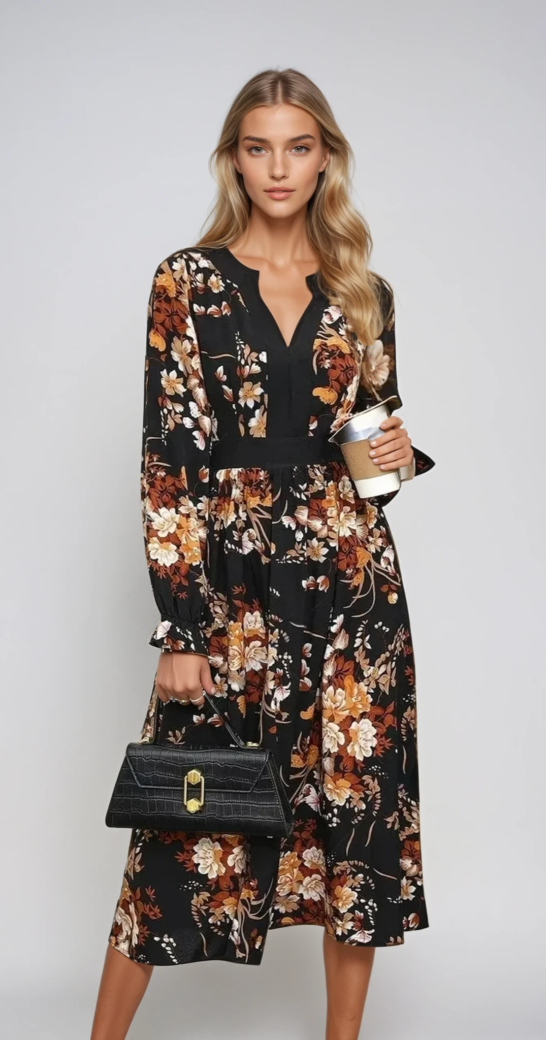 Sophie | Abito estivo vintage elegante da donna | Midi